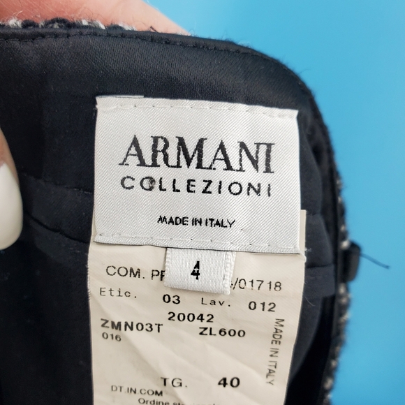 Armani Collezioni tweed with sparkle pencil skirt - Picture 4 of 16